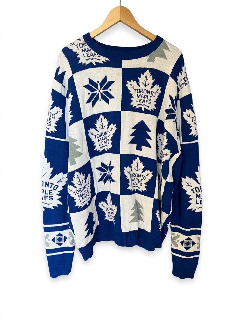NHL Toronto Maple Leafs Ugly Christmas Sweater Holiday Knit - size 2XL